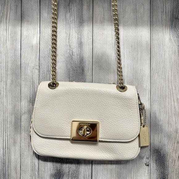 Coach Mini Cassidy Leather Snake Embossed Crossbody New With Tags - Picture 9 of 11